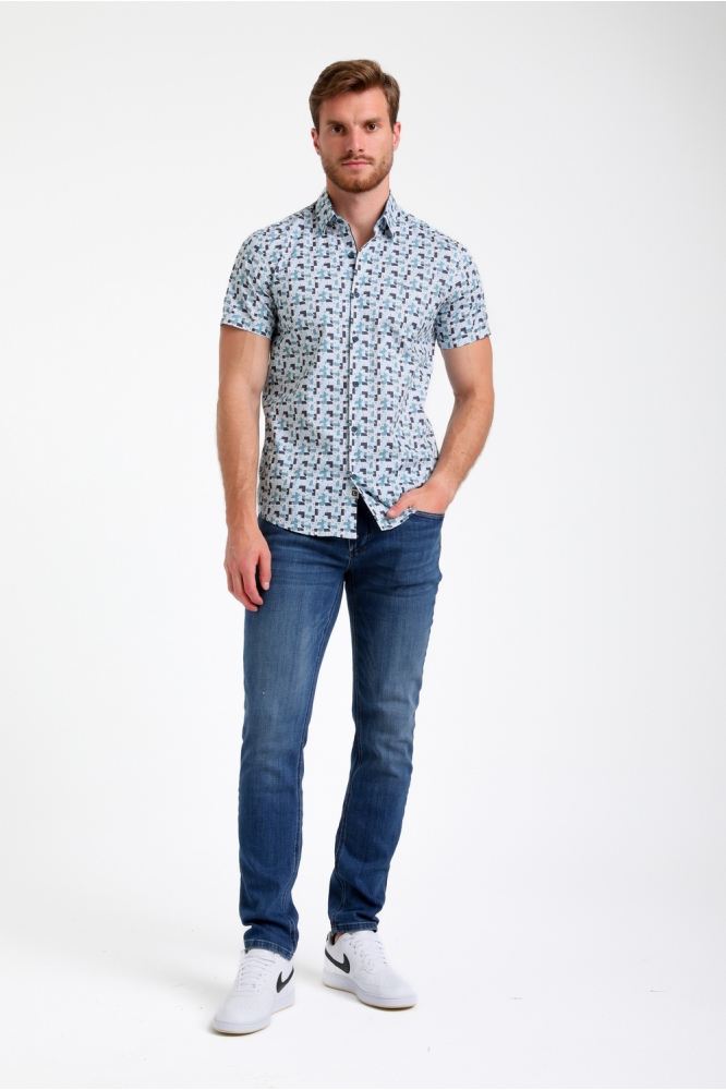 OVERHEMD 335530 4001 bright blue